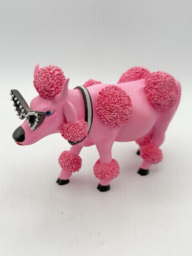 Cowparade french moodle pink - moodle,